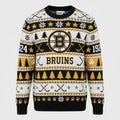 Boston Bruins NHL Ugly Christmas Sweater – Black & Gold Fan Holiday Jumper - LeagueLockerGear