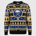 Buffalo Sabres NHL Ugly Christmas Sweater – Blue & Gold Fan Holiday Jumper - LeagueLockerGear