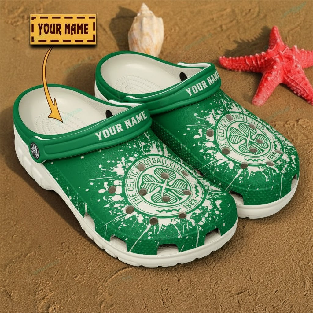Celtic FC Custom Clogs – Personalized Fan Edition 2025 - LeagueLockerGear