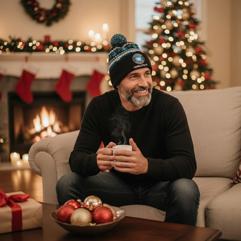 Charlotte FC Knit Beanie Hat – The Crown MLS Pom-Pom Winter Gear - LeagueLockerGear