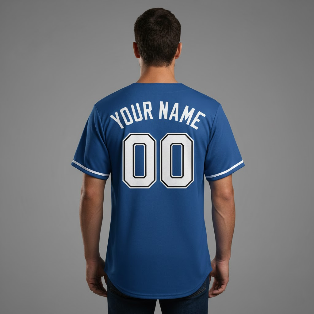 Customized Los Angeles Baseball Jersey Blue - Personalized Dodger Blue Gift - LeagueLockerGear