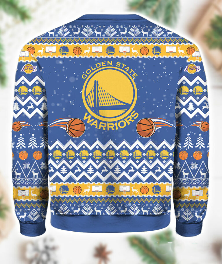 Golden State Warriors Christmas Ugly Sweater - Bay Area Tradition Edition - LeagueLockerGear