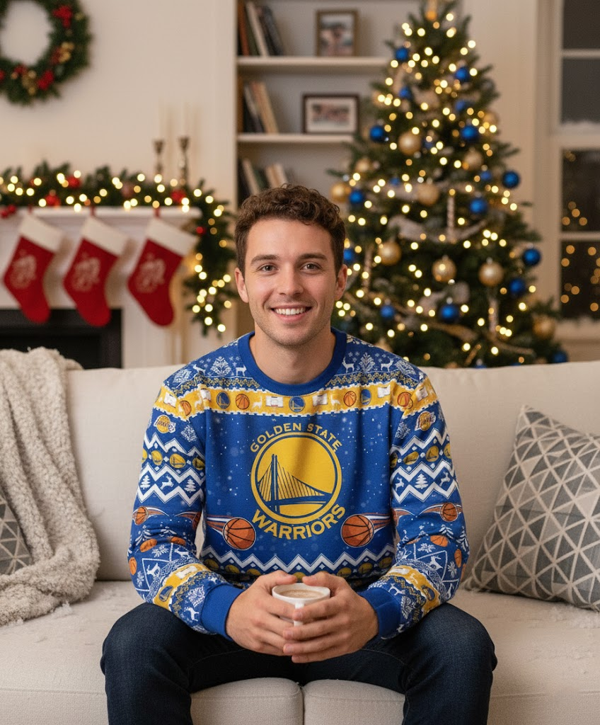 Golden State Warriors Christmas Ugly Sweater - Bay Area Tradition Edition - LeagueLockerGear