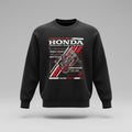 Honda "The Power of Dreams" Heritage 3D Blueprint Crewneck Sweatshirt - LeagueLockerGear