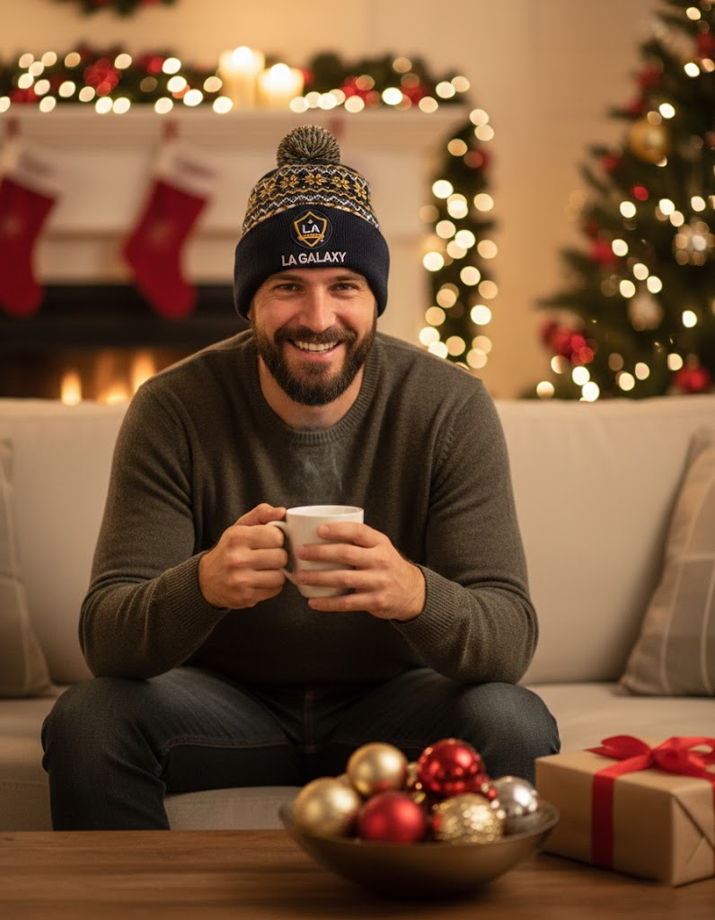 LA Galaxy Winter Knit Beanie Hat – Official MLS Cold Weather Gear - LeagueLockerGear