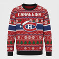 Montreal Canaeeins NHL Ugly Christmas Sweater – Red, Blue & White Holiday Knit - LeagueLockerGear