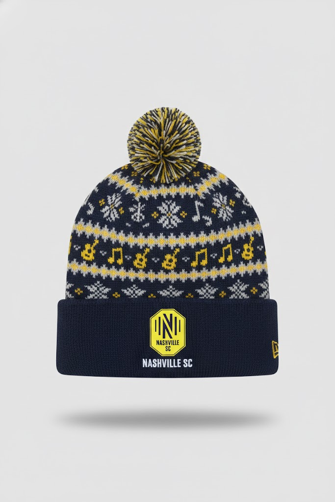 Nashville SC Knit Beanie Hat – The Coyotes MLS Pom-Pom Winter Gear - LeagueLockerGear