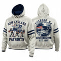 New England Patriots Vintage Hoodie – Foxboro MA Football Heritage Edition - LeagueLockerGear