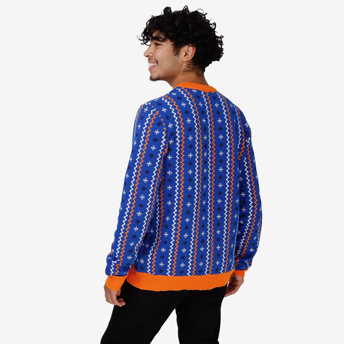 New York Knicks Ugly Sweater - The Most Wonderful Time to Bleed Orange & Blue! - LeagueLockerGear