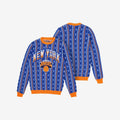 New York Knicks Ugly Sweater - The Most Wonderful Time to Bleed Orange & Blue! - LeagueLockerGear