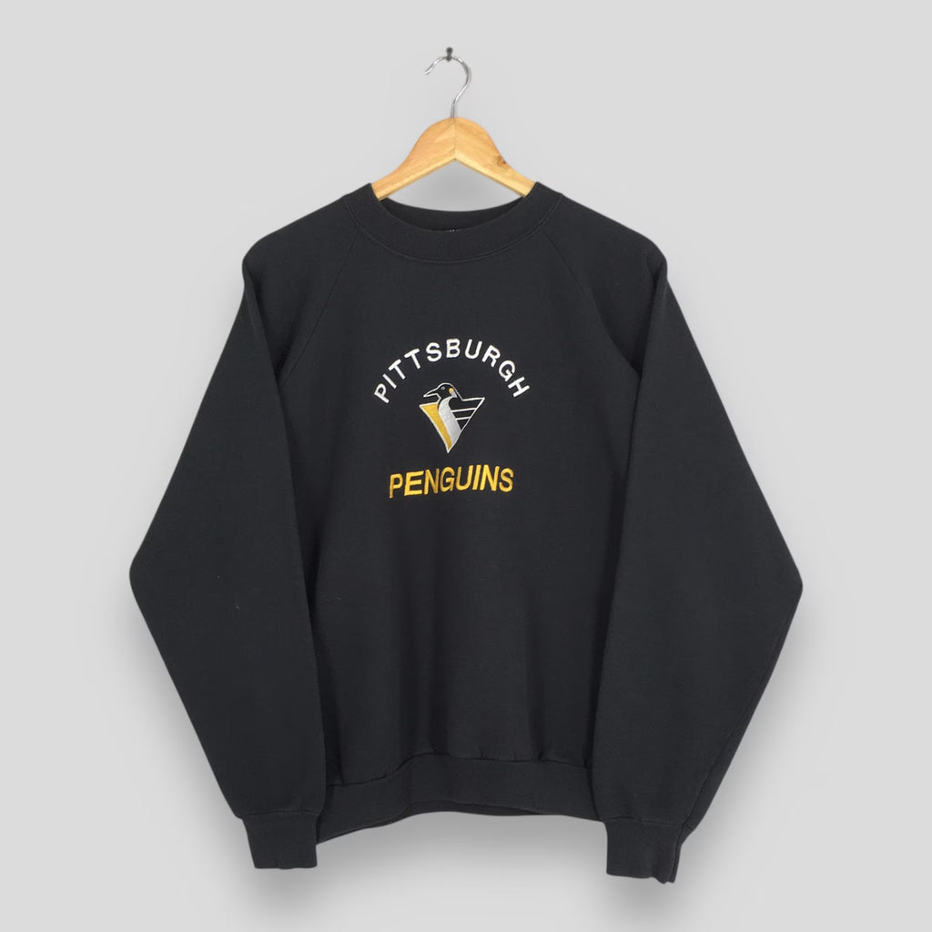Pittsburgh Penguins "Penguins 95" Lace-Up Hooded Long Sleeve Sweatshirt - LeagueLockerGear