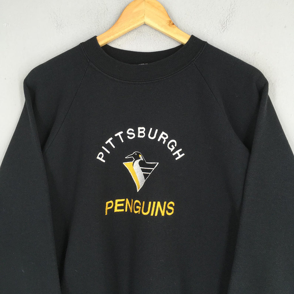 Pittsburgh Penguins "Penguins 95" Lace-Up Hooded Long Sleeve Sweatshirt - LeagueLockerGear