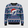 Tampa Bay Lightning NHL Ugly Christmas Sweater – Blue & White "Bolts" Holiday Knit - LeagueLockerGear