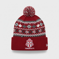 Toronto FC Knit Beanie Hat – The Reds MLS Pom-Pom Winter Gear - LeagueLockerGear