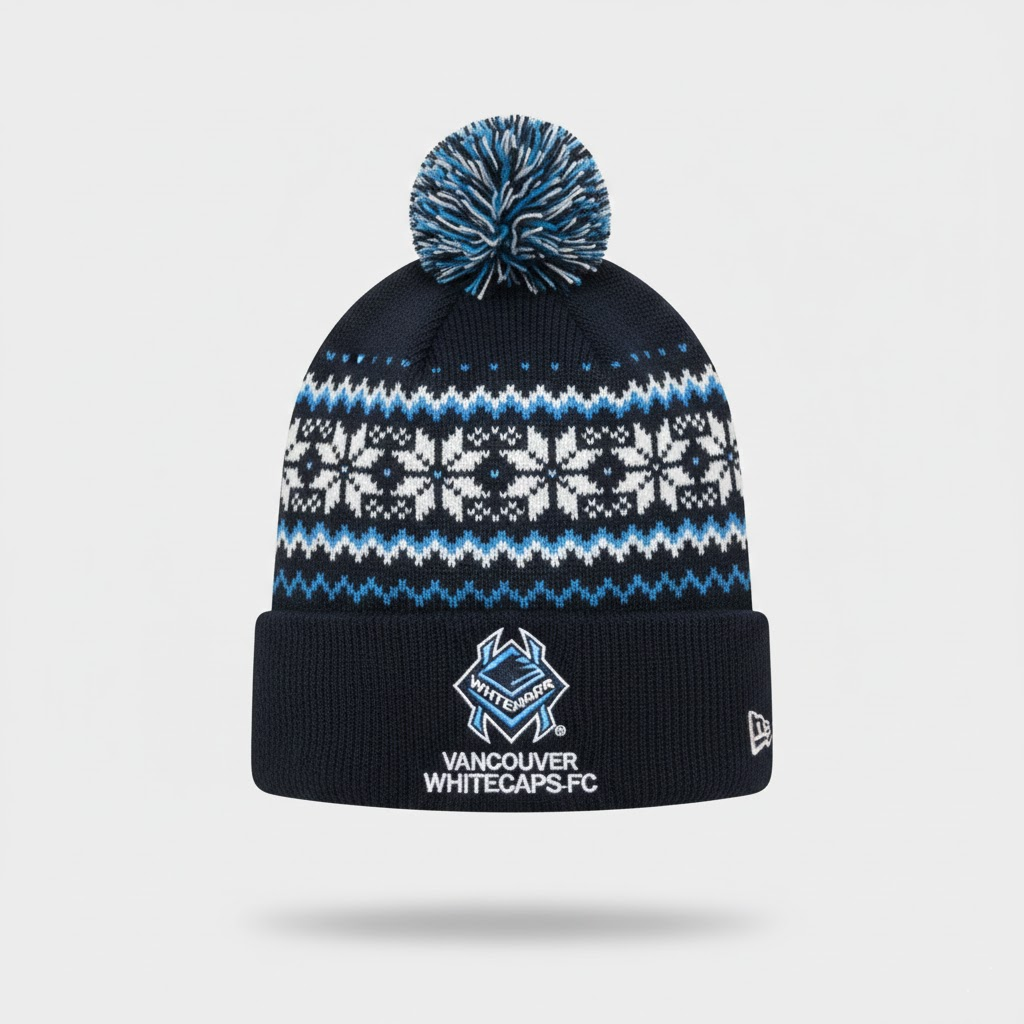 Vancouver Whitecaps FC Knit Beanie Hat – The Caps MLS Pom-Pom Winter Gear - LeagueLockerGear