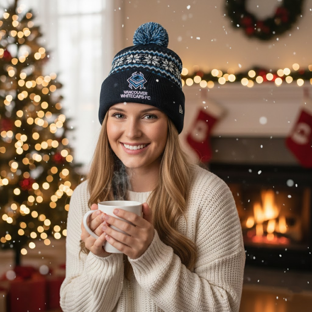 Vancouver Whitecaps FC Knit Beanie Hat – The Caps MLS Pom-Pom Winter Gear - LeagueLockerGear