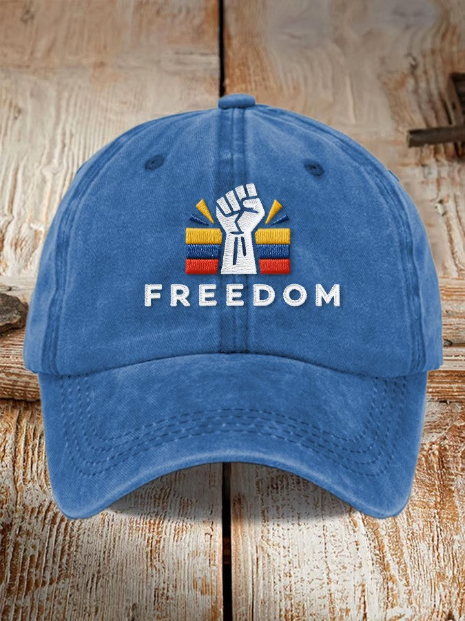 Venezuela Freedom Raised Fist Hat - LeagueLockerGear