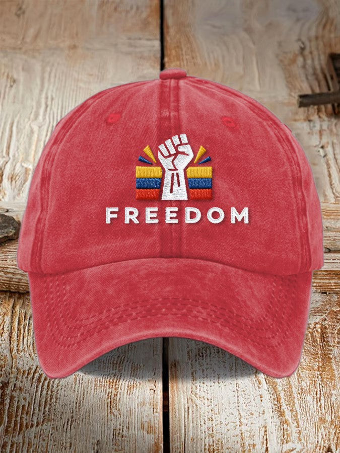 Venezuela Freedom Raised Fist Hat - LeagueLockerGear