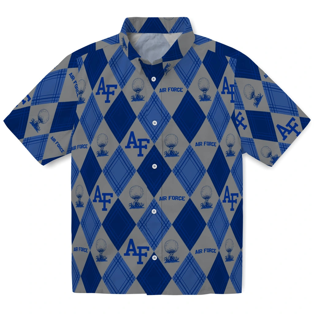 Air Force Falcons Hawaiian Shirt - Golfing Plaid | Hula Hawaiian Shirts