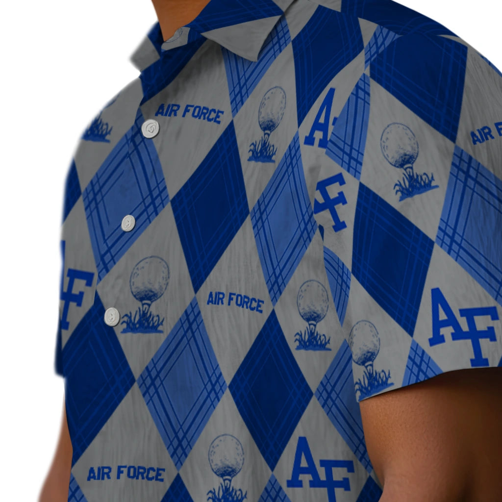 Air Force Falcons Hawaiian Shirt - Golfing Plaid | Hula Hawaiian Shirts