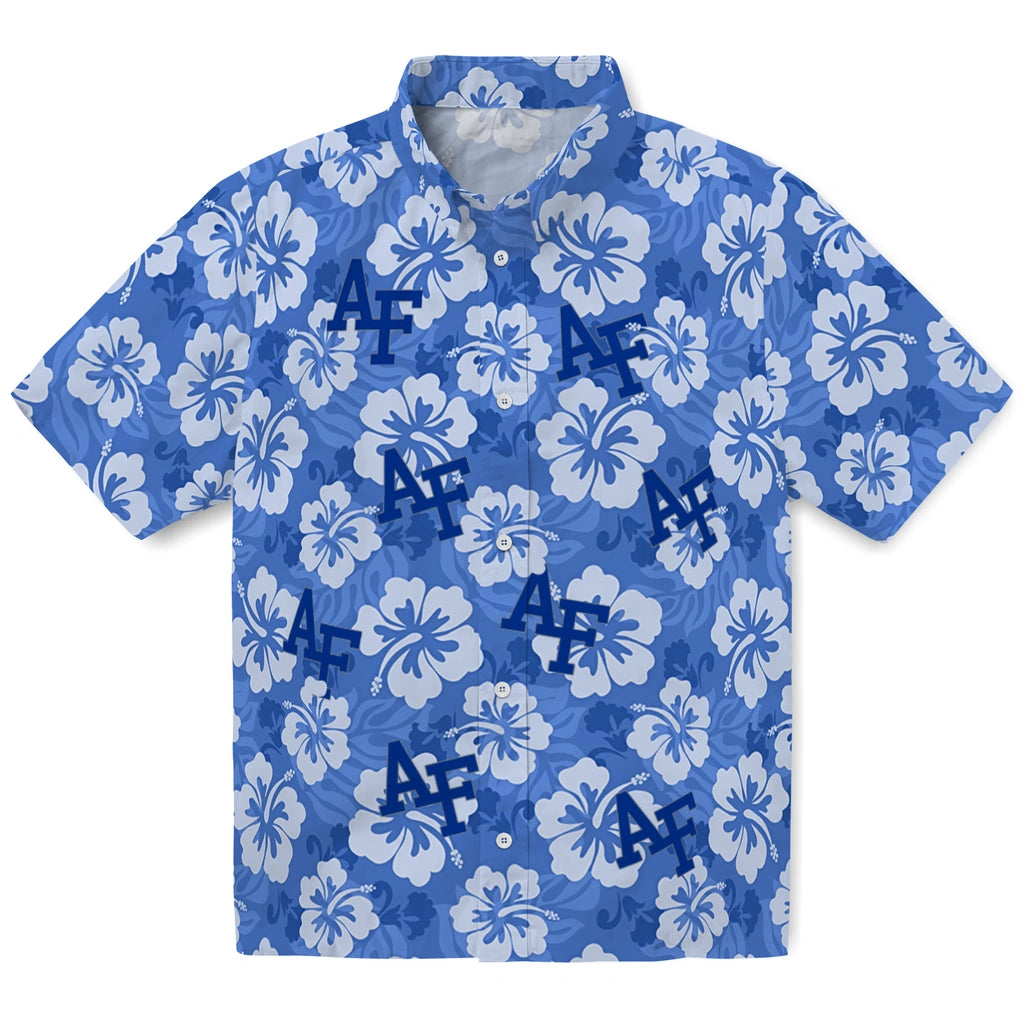 Air Force Falcons Hawaiian Shirt - Hibiscus Cluster | Hula Hawaiian Shirts