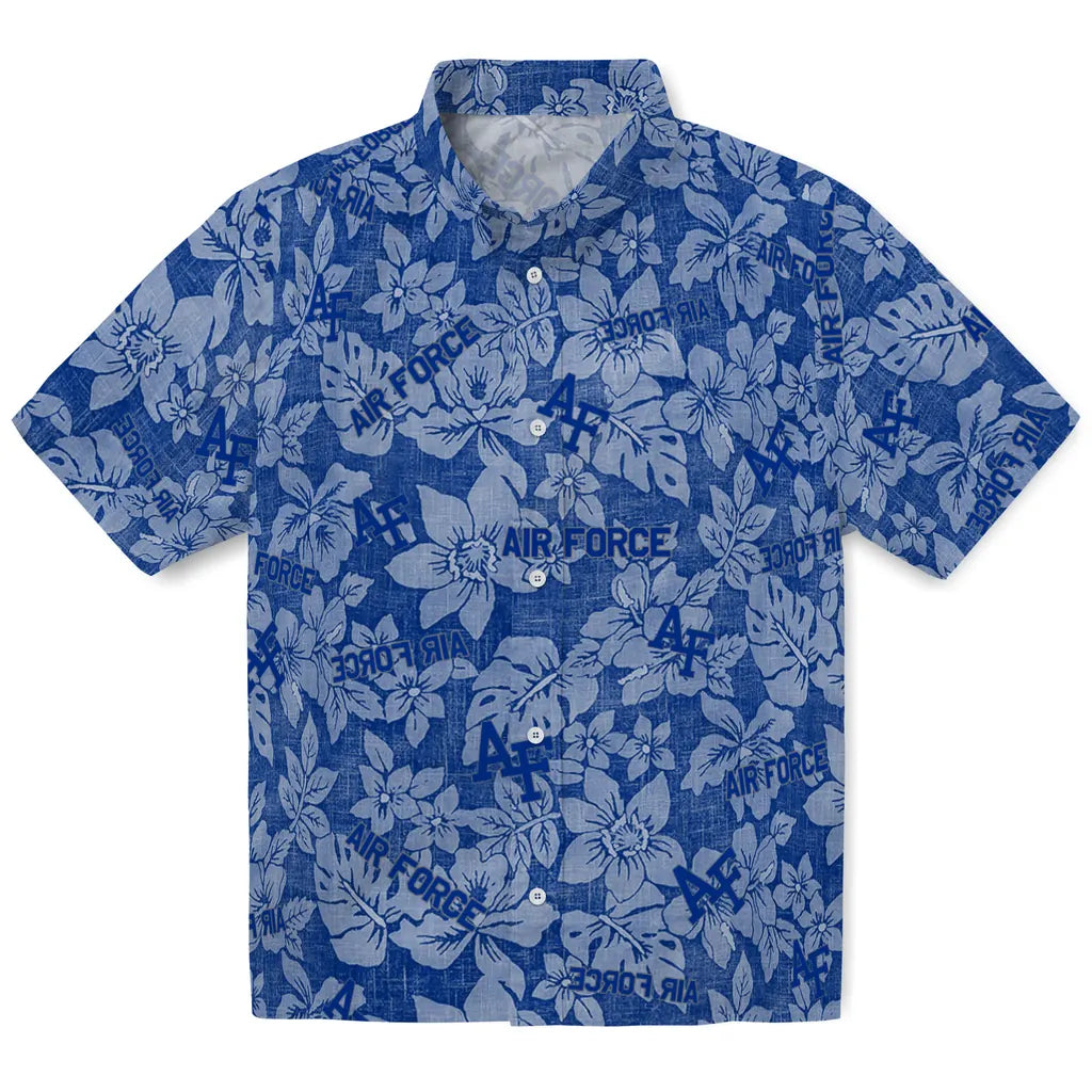 Air Force Falcons Hawaiian Shirt - Hibiscus Oasis | Hula Hawaiian Shirts