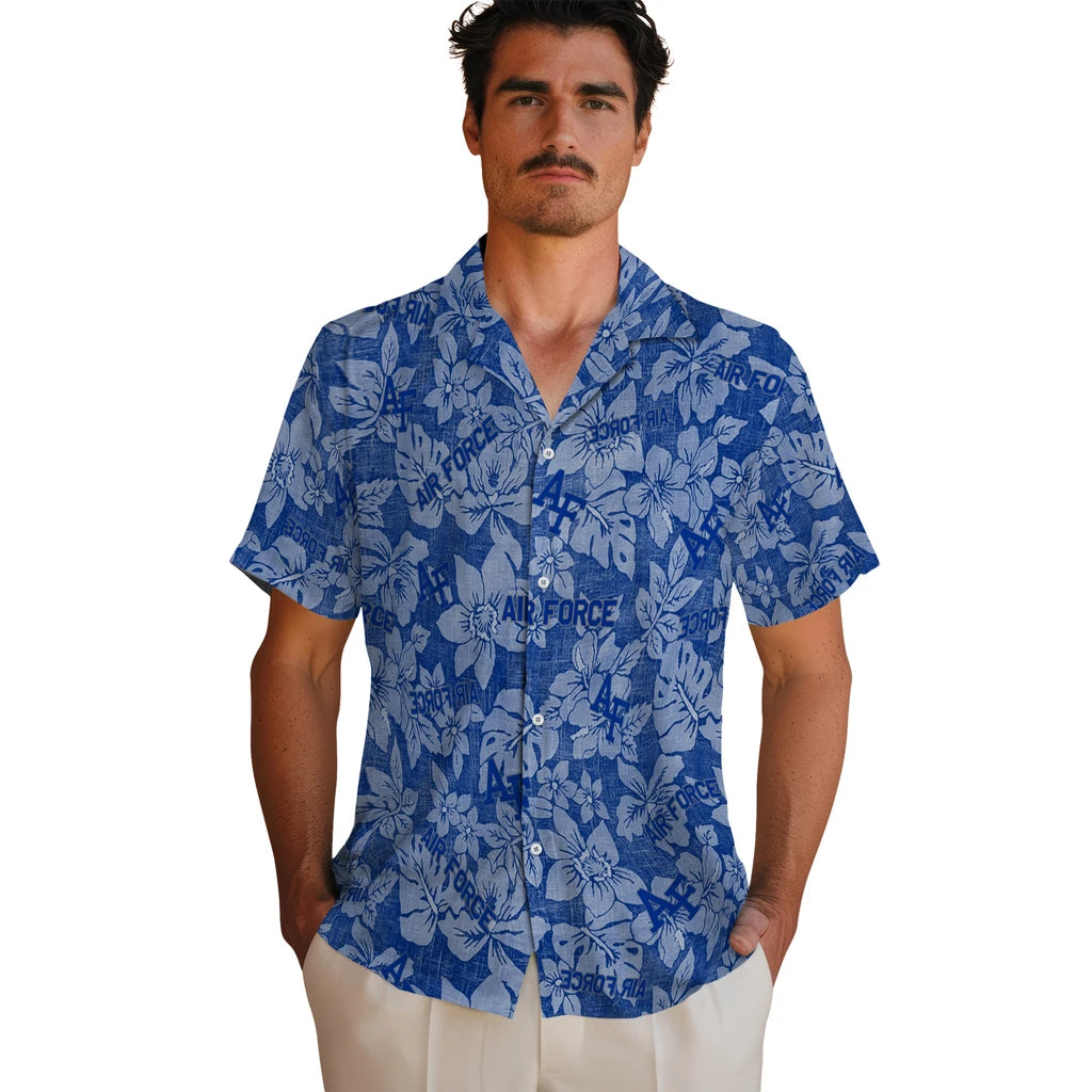 Air Force Falcons Hawaiian Shirt - Hibiscus Oasis | Hula Hawaiian Shirts