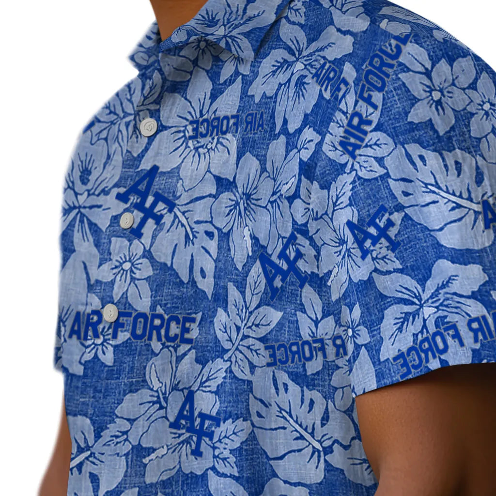 Air Force Falcons Hawaiian Shirt - Hibiscus Oasis | Hula Hawaiian Shirts