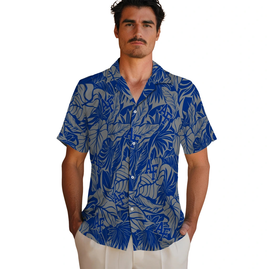 Air Force Falcons Hawaiian Shirt - Monstera Layer | Hula Hawaiian Shirts