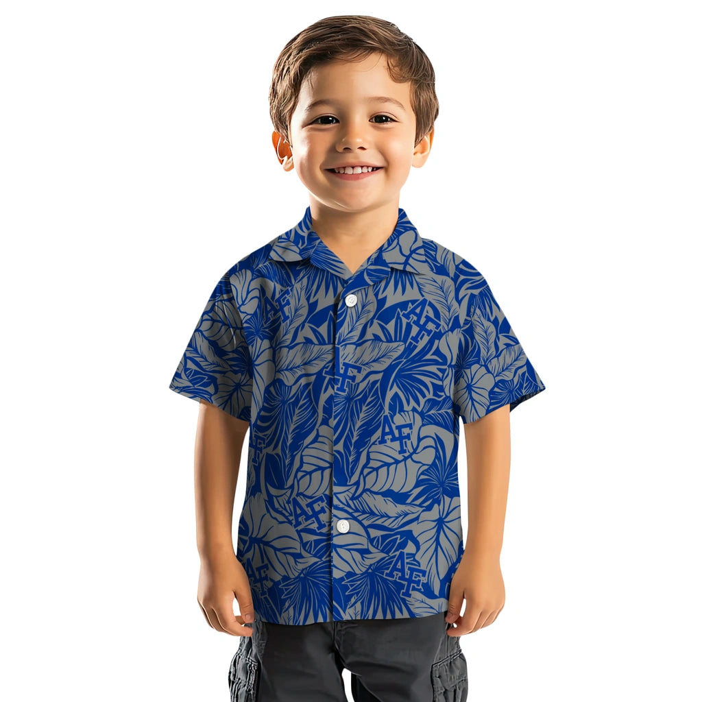 Air Force Falcons Hawaiian Shirt - Monstera Layer | Hula Hawaiian Shirts