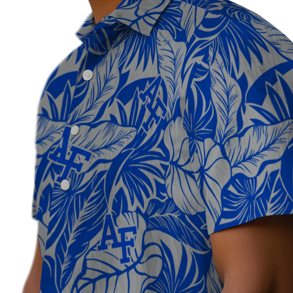 Air Force Falcons Hawaiian Shirt - Monstera Layer | Hula Hawaiian Shirts