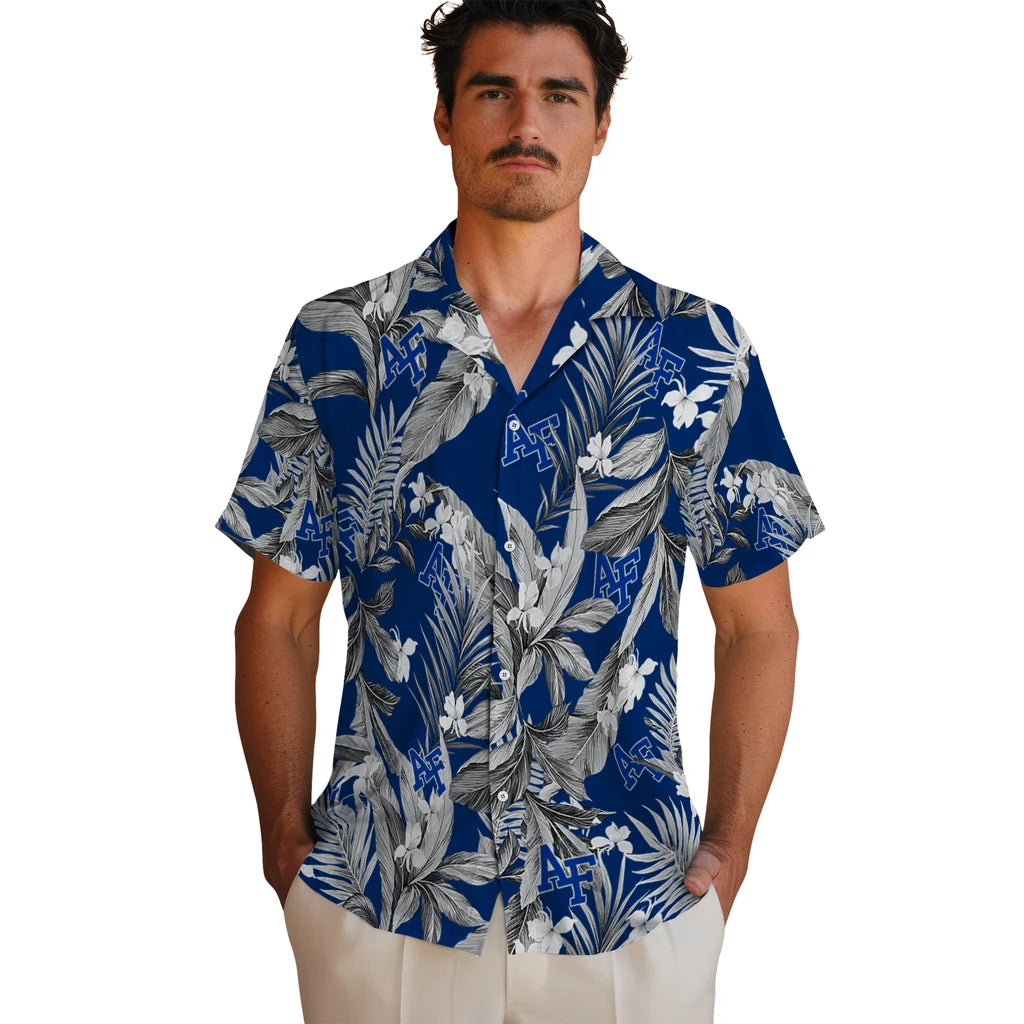 Air Force Falcons Hawaiian Shirt - Palm Leaves | Hula Hawaiian Shirts