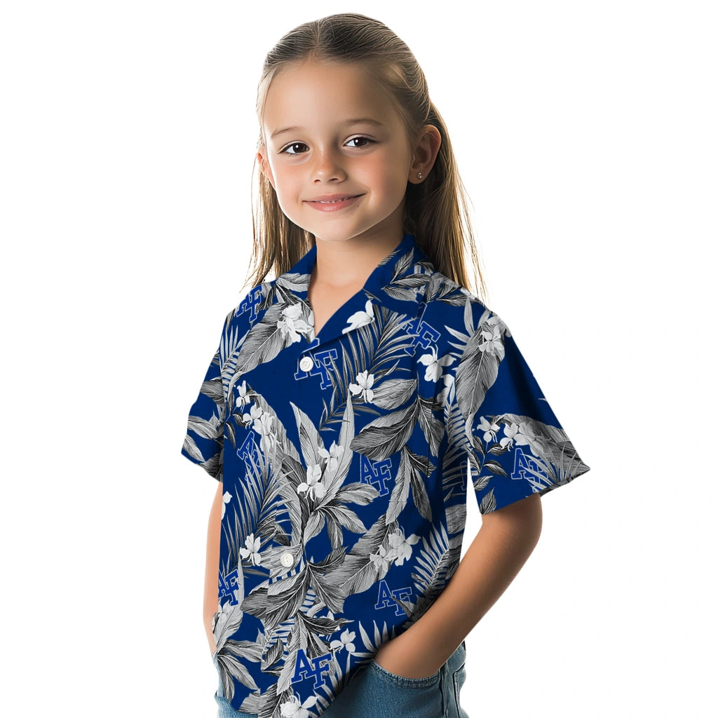 Air Force Falcons Hawaiian Shirt - Palm Leaves | Hula Hawaiian Shirts