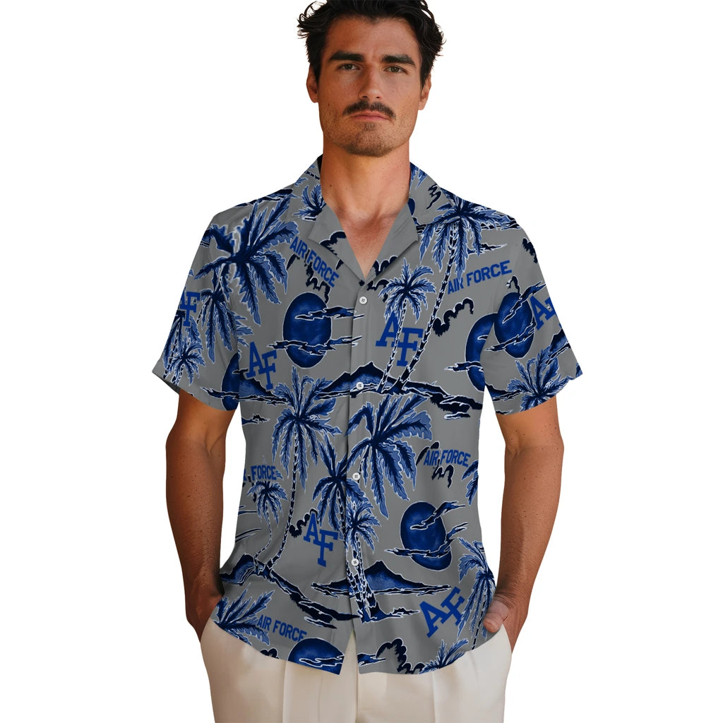 Air Force Falcons Hawaiian Shirt - Palm Sunset | Hula Hawaiian Shirts