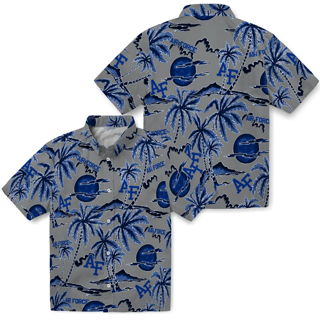 Air Force Falcons Hawaiian Shirt - Palm Sunset | Hula Hawaiian Shirts