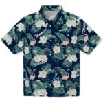 Akron Zips Hawaiian Shirt - Flamingo and Hibiscus | Hula Hawaiian Shirts
