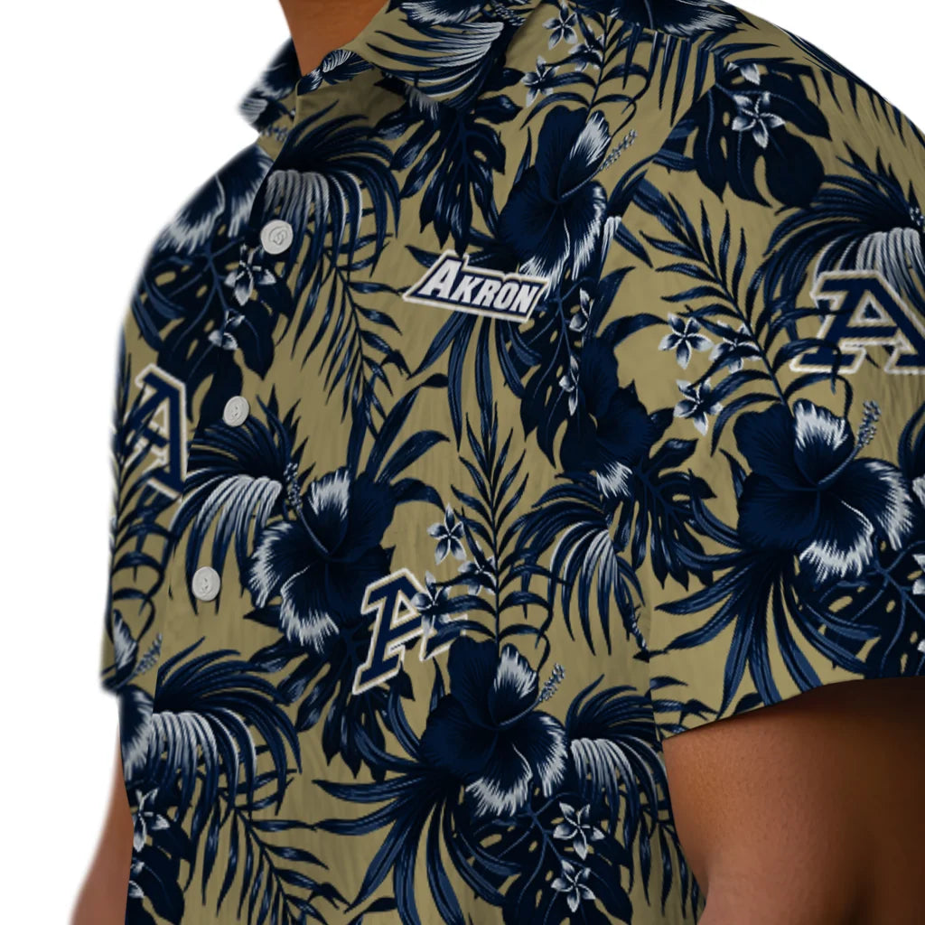 Akron Zips Hawaiian Shirt - Hibiscus Exotic | Hula Hawaiian Shirts