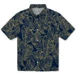 Akron Zips Hawaiian Shirt - Leaf Outline | Hula Hawaiian Shirts
