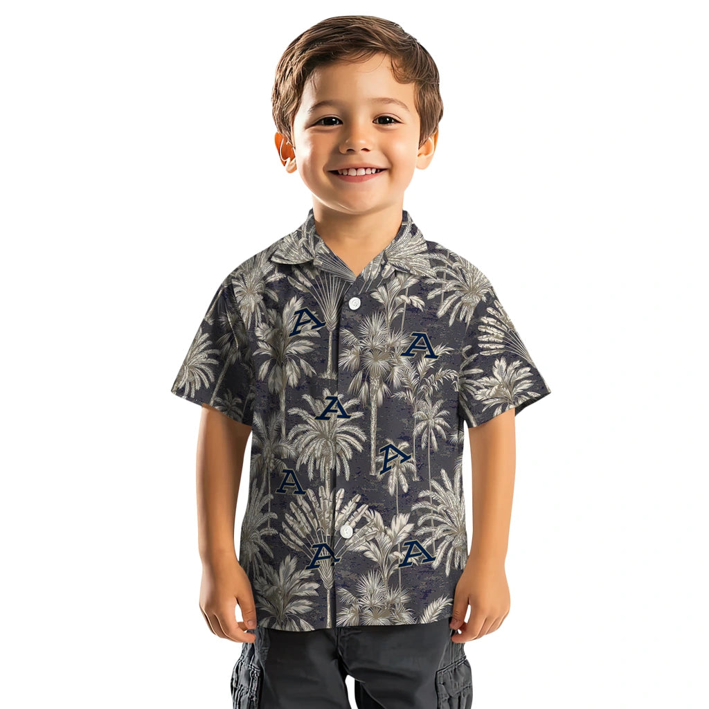 Akron Zips Hawaiian Shirt - Vintage Palm Tree | Hula Hawaiian Shirts