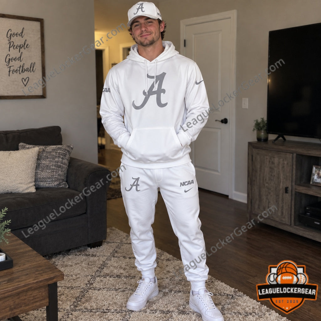 Alabama Crimson Tide 2026 White Out Hoodie