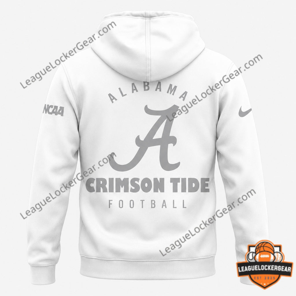 Alabama Crimson Tide 2026 White Out Hoodie