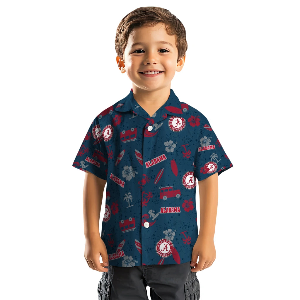 Alabama Crimson Tide Hawaiian Shirt - Beach Vibe | Hula Hawaiian Shirts