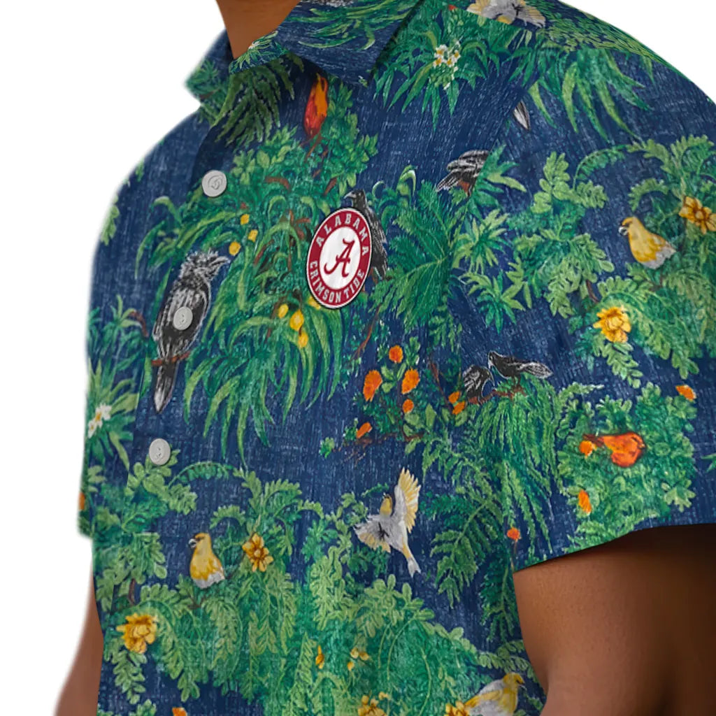 Alabama Crimson Tide Hawaiian Shirt - Bird Canopy | Hula Hawaiian Shirts