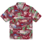 Alabama Crimson Tide Hawaiian Shirt - Hawaii Island | Hula Hawaiian Shirts