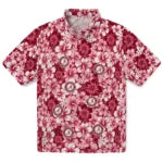 Alabama Crimson Tide Hawaiian Shirt - Hibiscus Blooms | Hula Hawaiian Shirts
