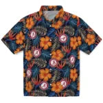 Alabama Crimson Tide Hawaiian Shirt - Hibiscus Foliage | Hula Hawaiian Shirts