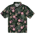 Alabama Crimson Tide Hawaiian Shirt - Hibiscus Leaves Pattern | Hula Hawaiian Shirts