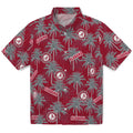 Alabama Crimson Tide Hawaiian Shirt - Palm Tree Motif | Hula Hawaiian Shirts