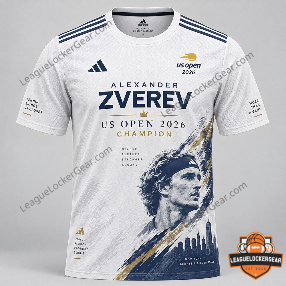 Alexander Zverev US Open 2026 Champion Jersey