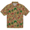 Anaheim Ducks Hawaiian Shirt - Hawaiian Girls Design | Hula Hawaiian Shirts